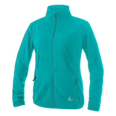 Mikina CXS GRANBY LADY, dámská, fleece, tyrkysově zelená