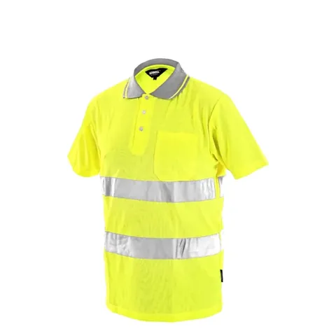 Polokošile CXS DOVER, výstražná, pánská, žlutá