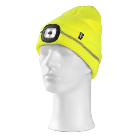 Čepice CXS Tynan s LED světlem, fl.žlutá