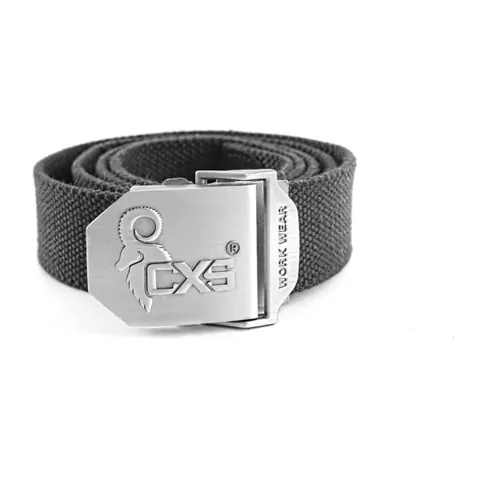 Opasek CXS NAVAH, černý, 4 cm, 125cm, textilní, spona s logem CXS