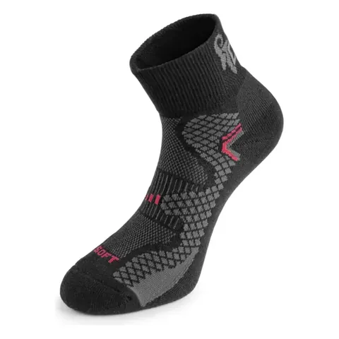 Ponožky CXS SOFT, černo-červená