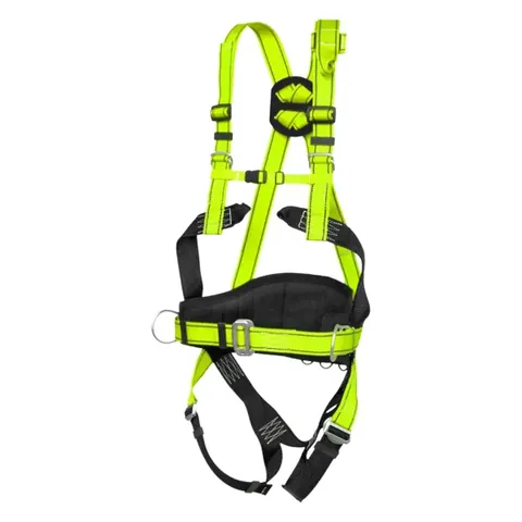 Bezpečnostní postroj P-50, (Hi-vis), černo-žlutá