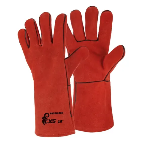 Rukavice CXS PATON RED, svářecí, červené