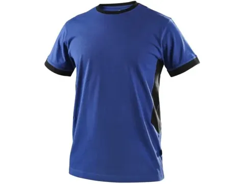 Tričko CXS OWEN, krátký rukáv, pánské, modro-černé