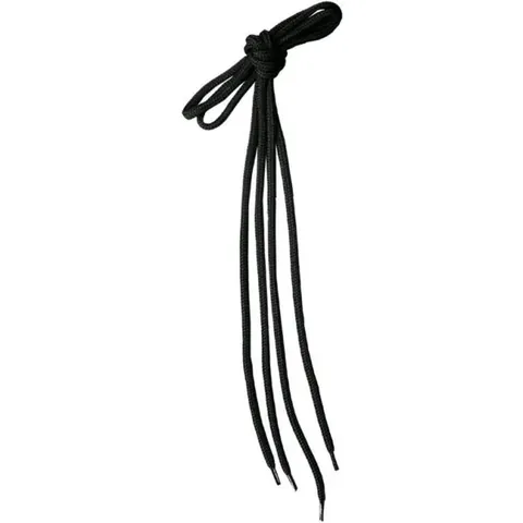Tkaničky do obuvi kulaté, 130cm, černé