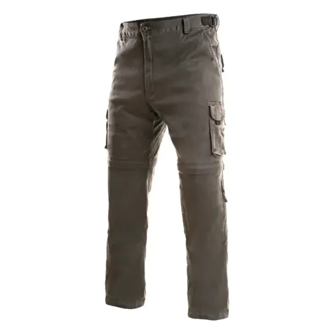 Kalhoty CXS VENATOR, pánské s odepínacími nohavicemi, khaki