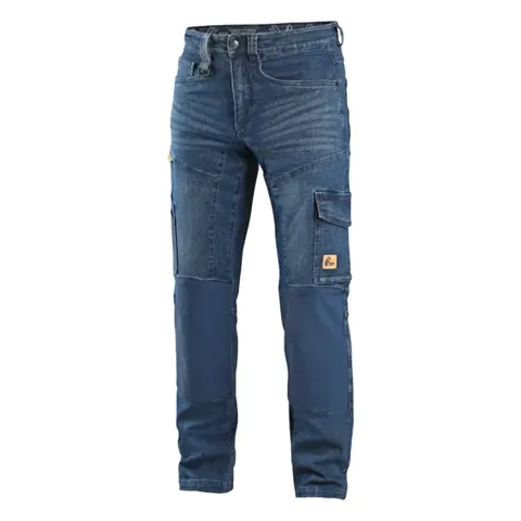 Kalhoty jeans CXS ALBI, pánské, modrá